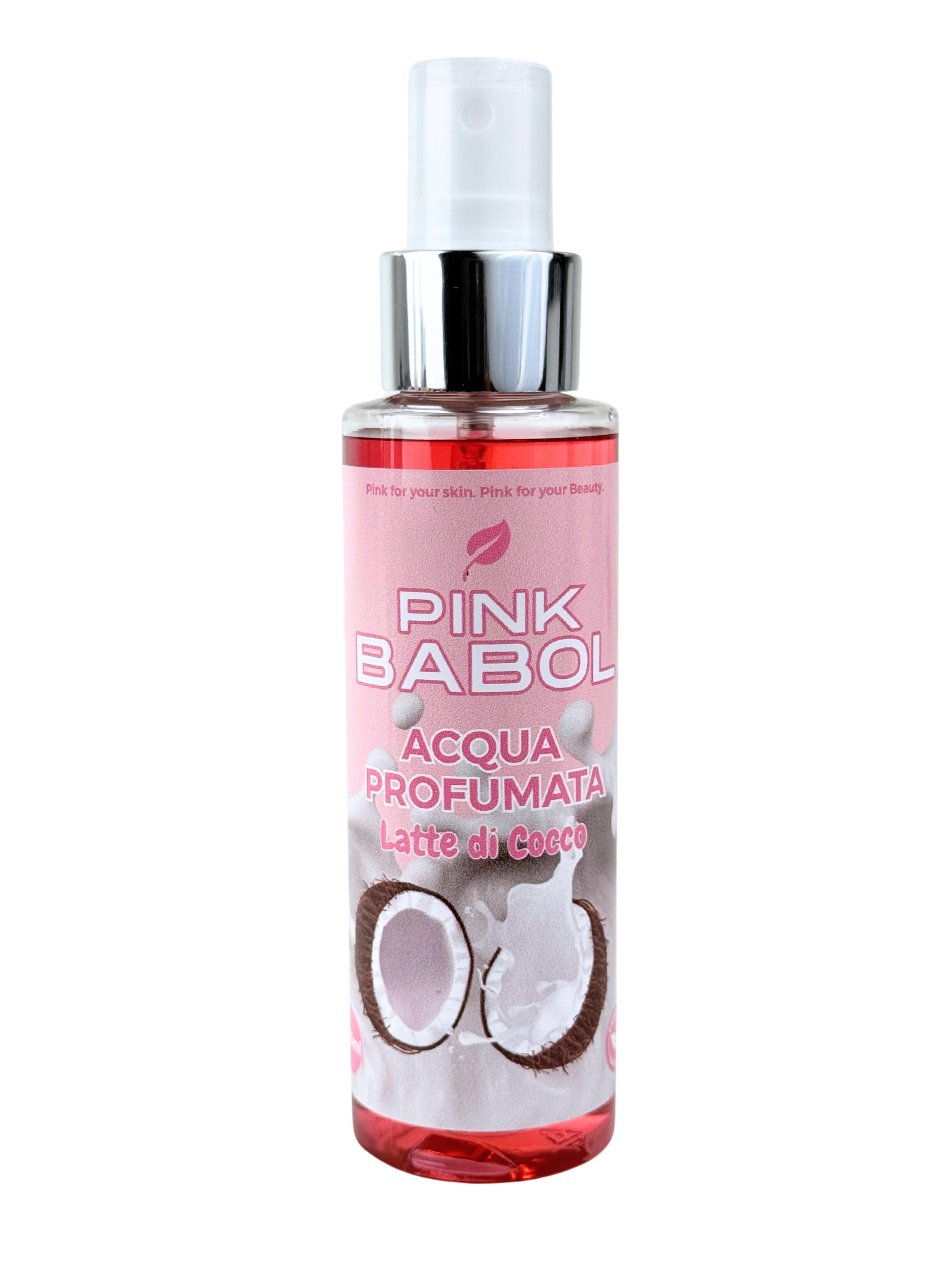 Acqua Profumata Rinfrescante Viso e Corpo con Acqua di Hamamelis-Pink Babol