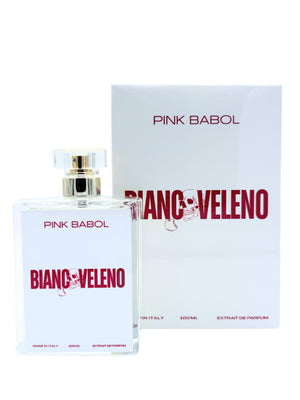 Biancoveleno Extrait de Parfum - Zafferano, Muschio Bianco, Rosa Bulgara, Zucchero di Canna, Ambra UNISEX-Pink Babol