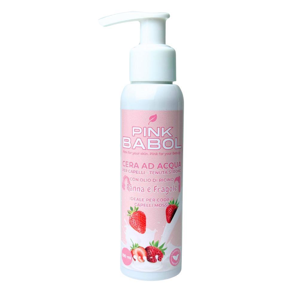 Cera ad Acqua per Capelli con Olio di Ricino - Tenuta Strong-Pink Babol