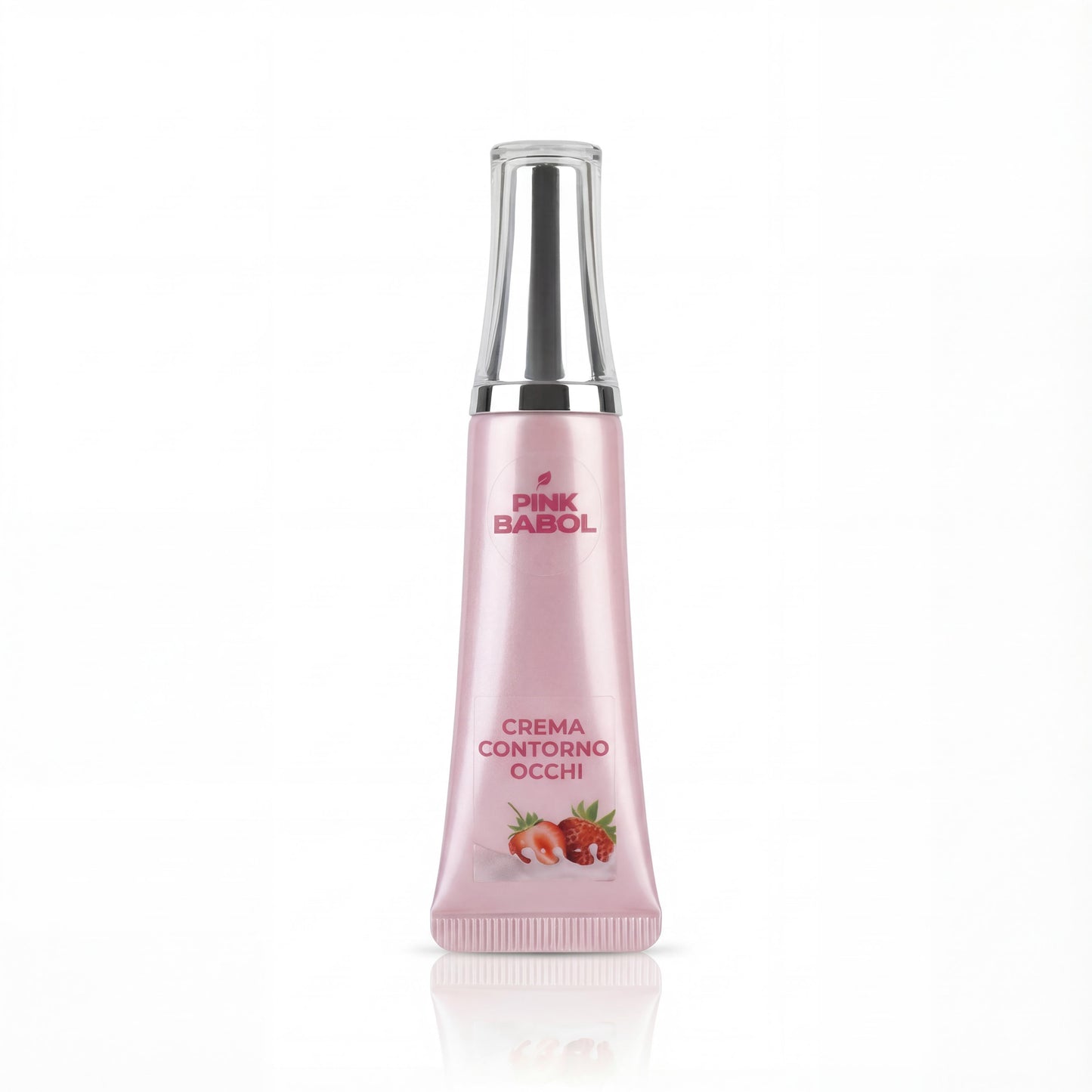 Crema Contorno Occhi con Olio di Cocco, Ceramide NP, Olivello Spinoso, Vitamina E e Olio di Girasole – Illuminante e Idratante-Pink Babol