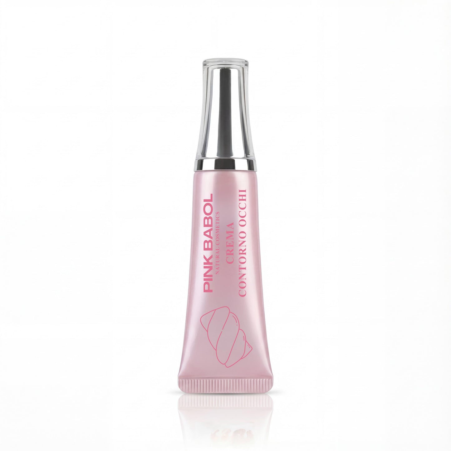 Crema Contorno Occhi con Olio di Cocco, Ceramide NP, Olivello Spinoso, Vitamina E e Olio di Girasole – Illuminante e Idratante-Pink Babol