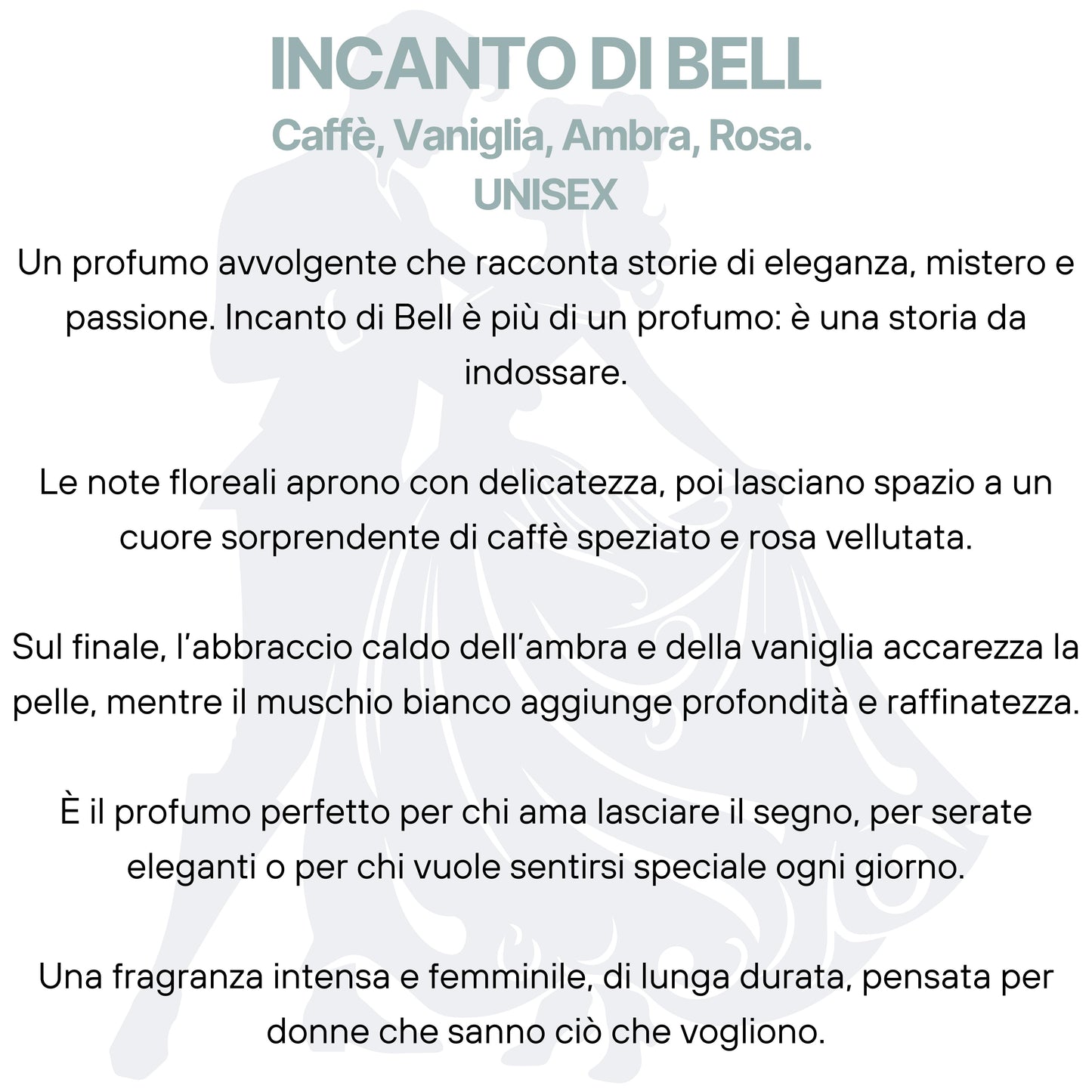 Incanto di Bell Extrait de Parfum - Caffè, Vaniglia, Ambra, Rosa. UNISEX-Pink Babol
