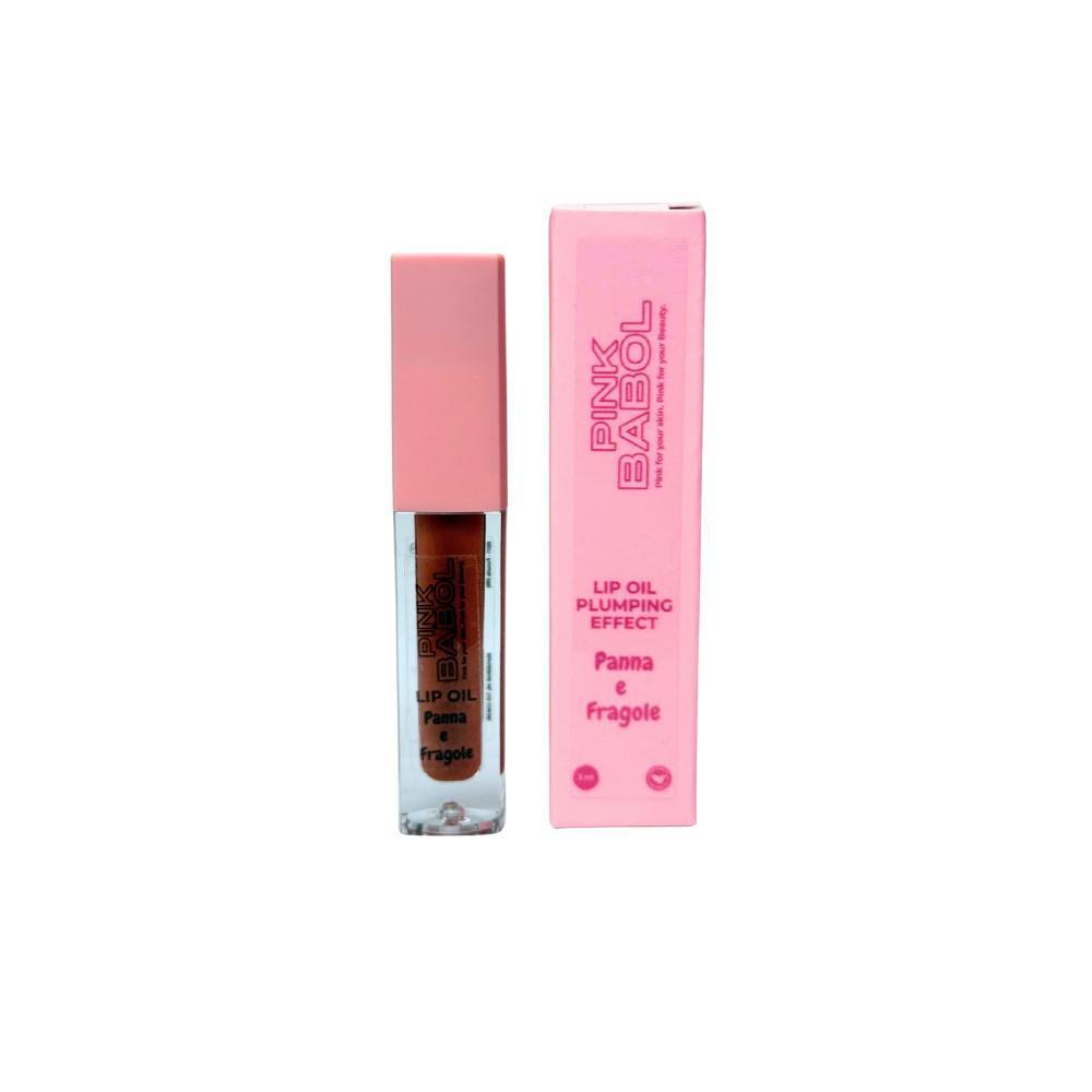 Lip Oil Effetto Plumping con Peperoncino Rosso e Olio di Ricino – Idrata, Rimpolpa e Illumina le tue Labbra-Pink Babol