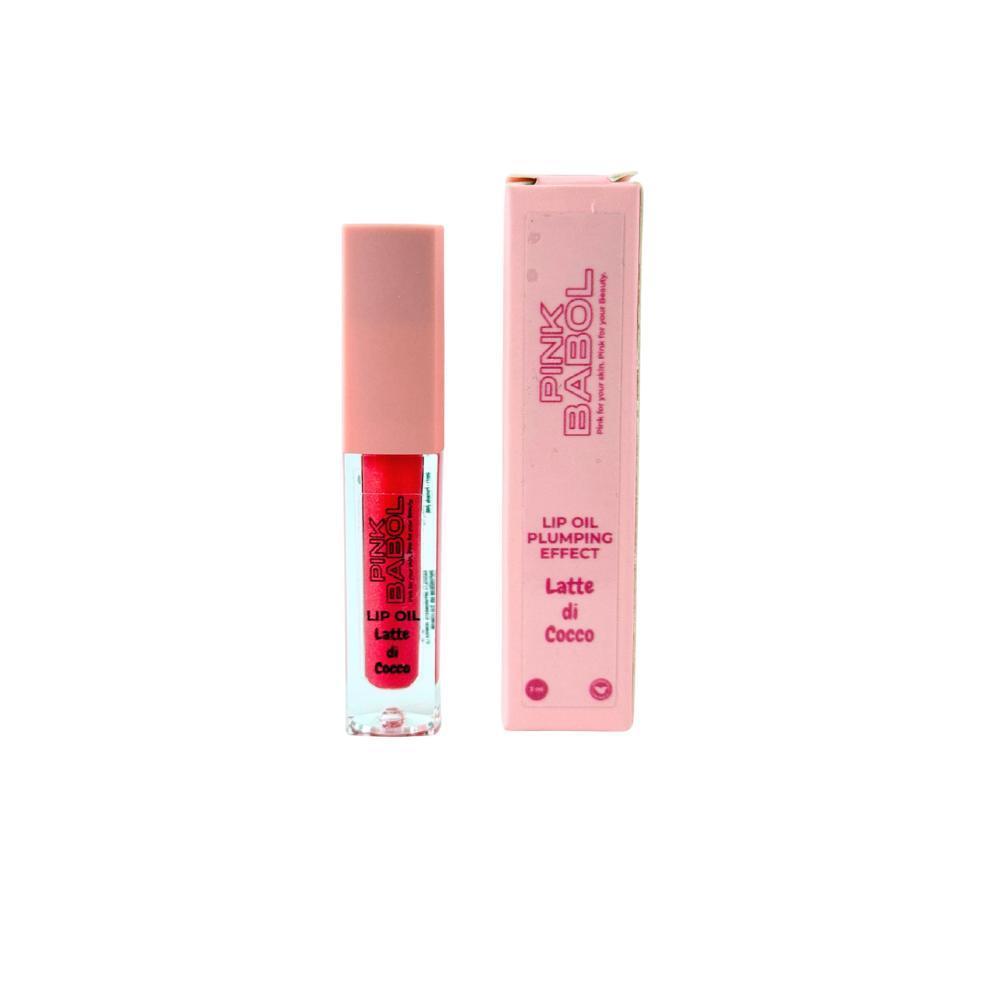 Lip Oil Effetto Plumping con Peperoncino Rosso e Olio di Ricino – Idrata, Rimpolpa e Illumina le tue Labbra-Pink Babol