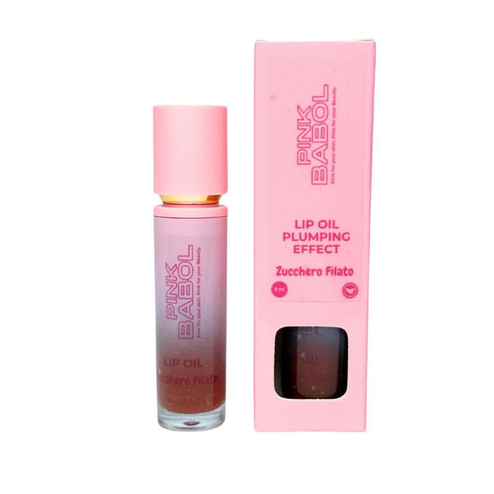 Lip Oil Effetto Plumping con Peperoncino Rosso e Olio di Ricino – Idrata, Rimpolpa e Illumina le tue Labbra-Pink Babol
