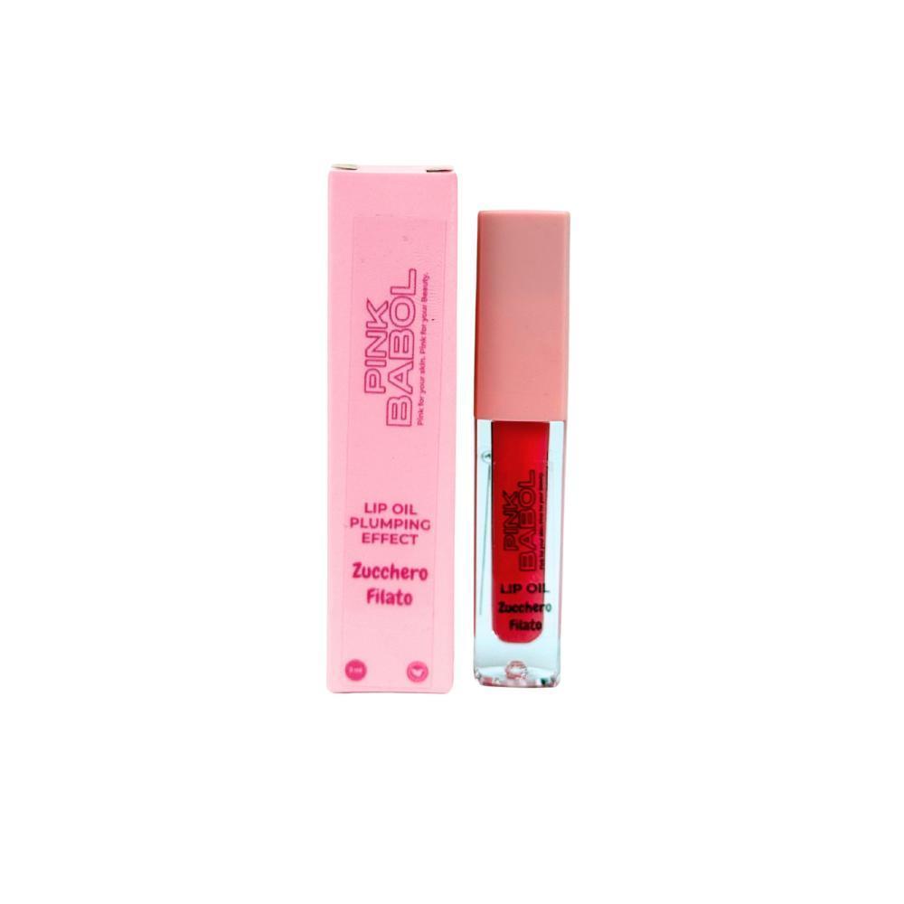 Lip Oil Effetto Plumping con Peperoncino Rosso e Olio di Ricino – Idrata, Rimpolpa e Illumina le tue Labbra-Pink Babol