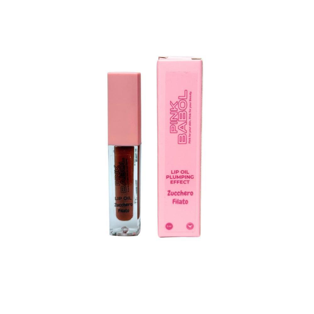 Lip Oil Effetto Plumping con Peperoncino Rosso e Olio di Ricino – Idrata, Rimpolpa e Illumina le tue Labbra-Pink Babol
