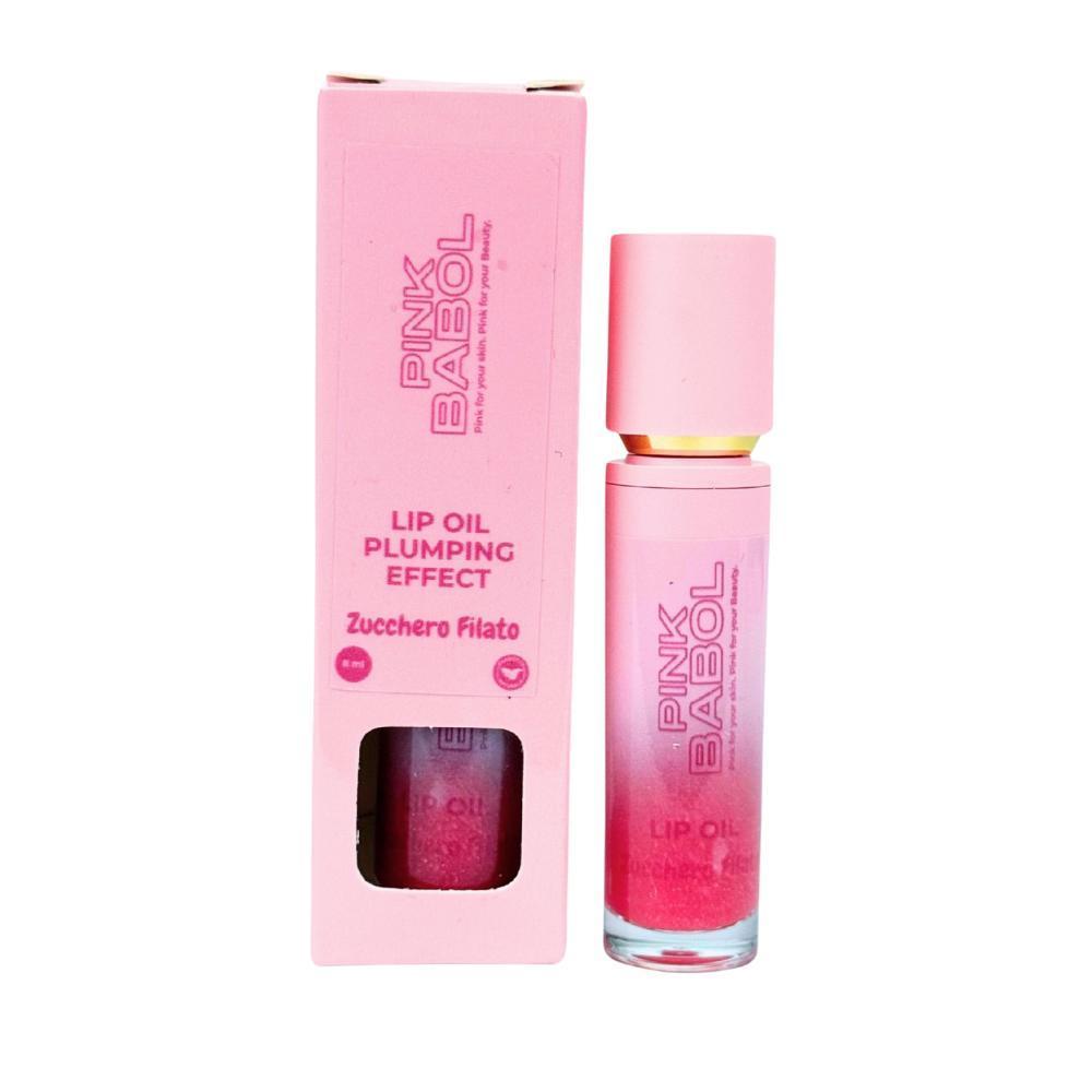 Lip Oil Effetto Plumping con Peperoncino Rosso e Olio di Ricino – Idrata, Rimpolpa e Illumina le tue Labbra-Pink Babol
