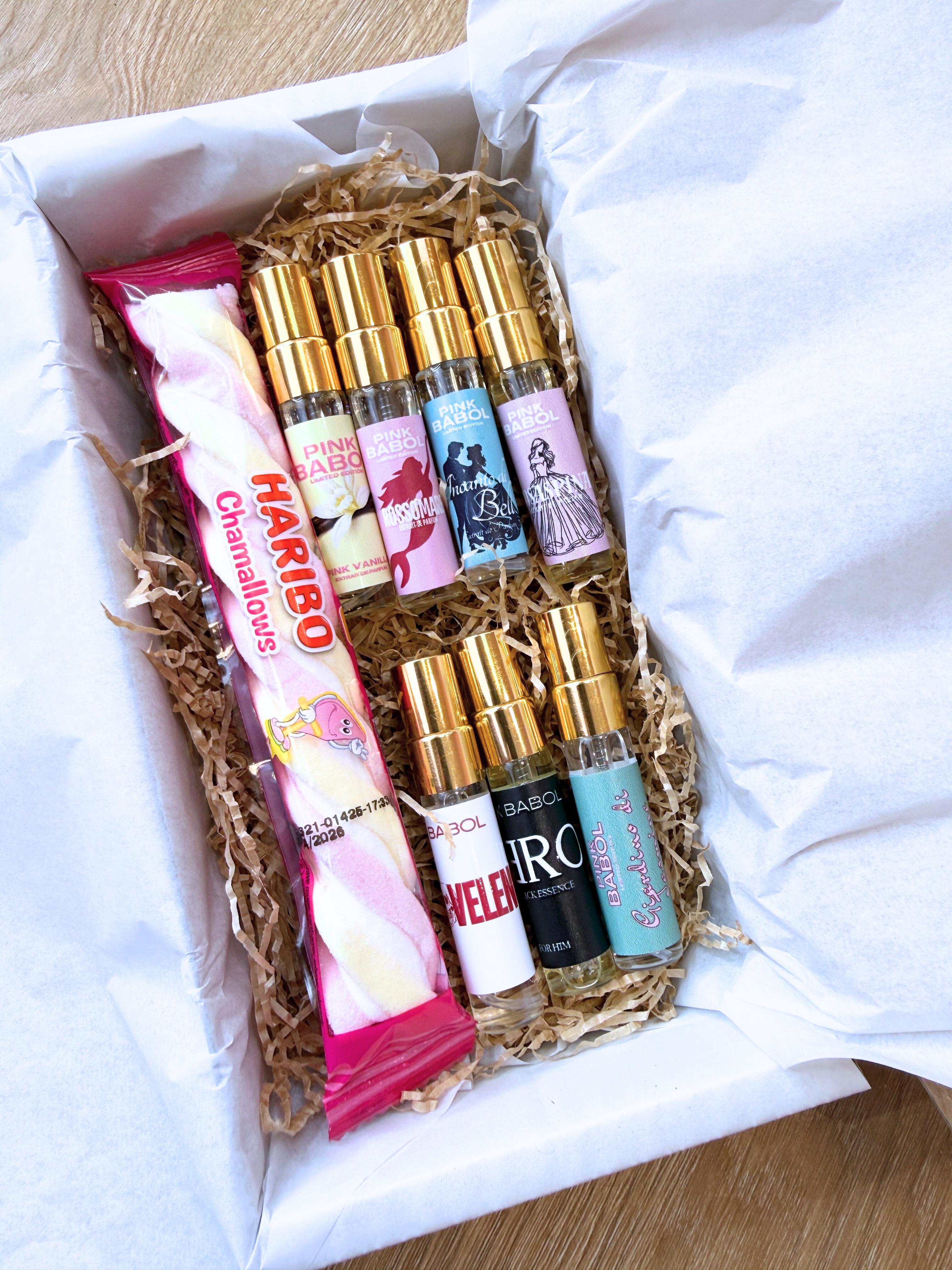 PARFUM KIT - Biancoveleno, Nero, Incanto di Bell, Rosaspina, Rossomare, Giardino di Jasmine, Pink Vanilla-Pink Babol
