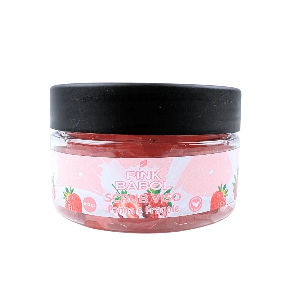 Scrub Viso Esfoliante e Purificante con microgranuli Naturali, Miele e Olio di Sesamo – Pelle Luminosa, Liscia e Rigenerata-Pink Babol