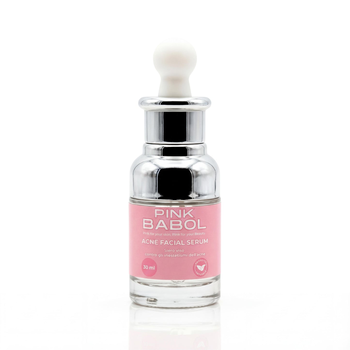 Siero Anti Acne e Imperfezioni con Acido Salicilico, Acido Azelaico e Tea Tree Oil - Purificante, Sebo-Riequilibrante e Anti-Imperfezioni-Pink Babol