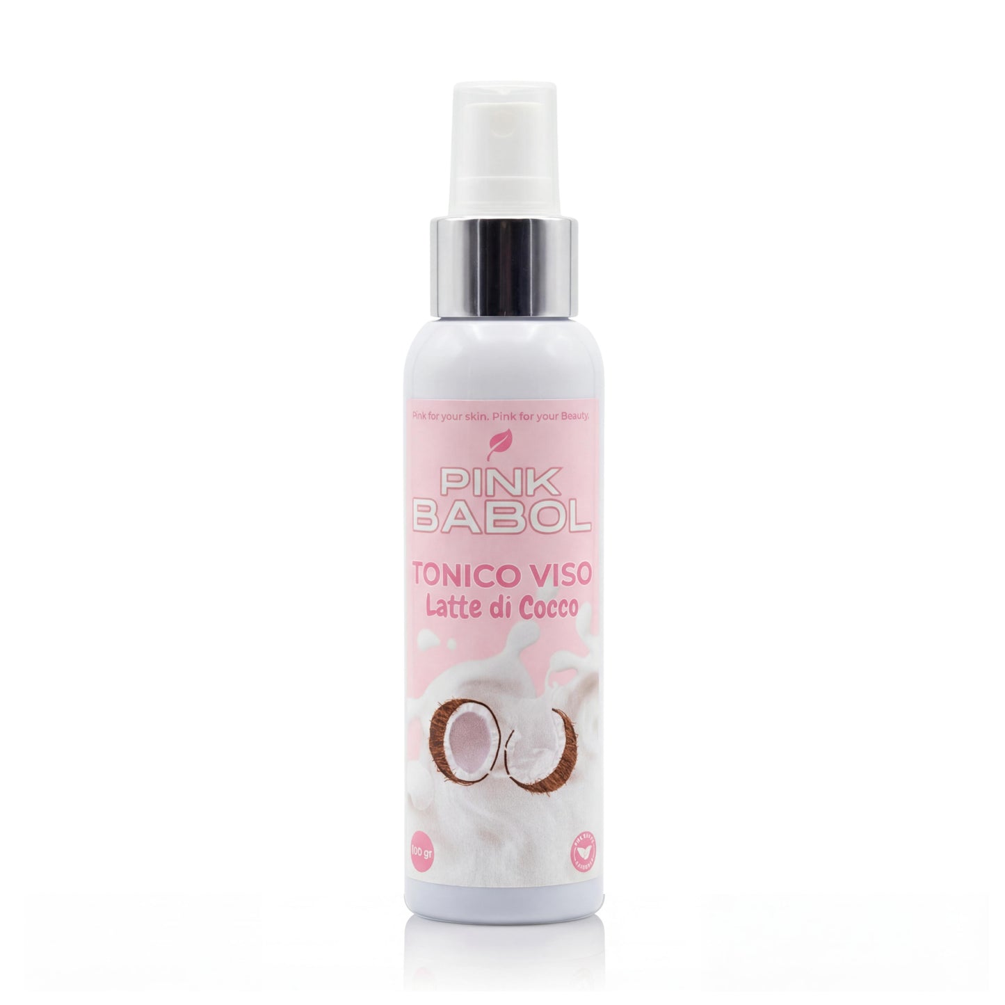 Tonico Viso con Aloe Vera, Olio di Macadamia, Acqua di Hamamelis - Idratante, Lenitivo, Rinfrescante-Pink Babol