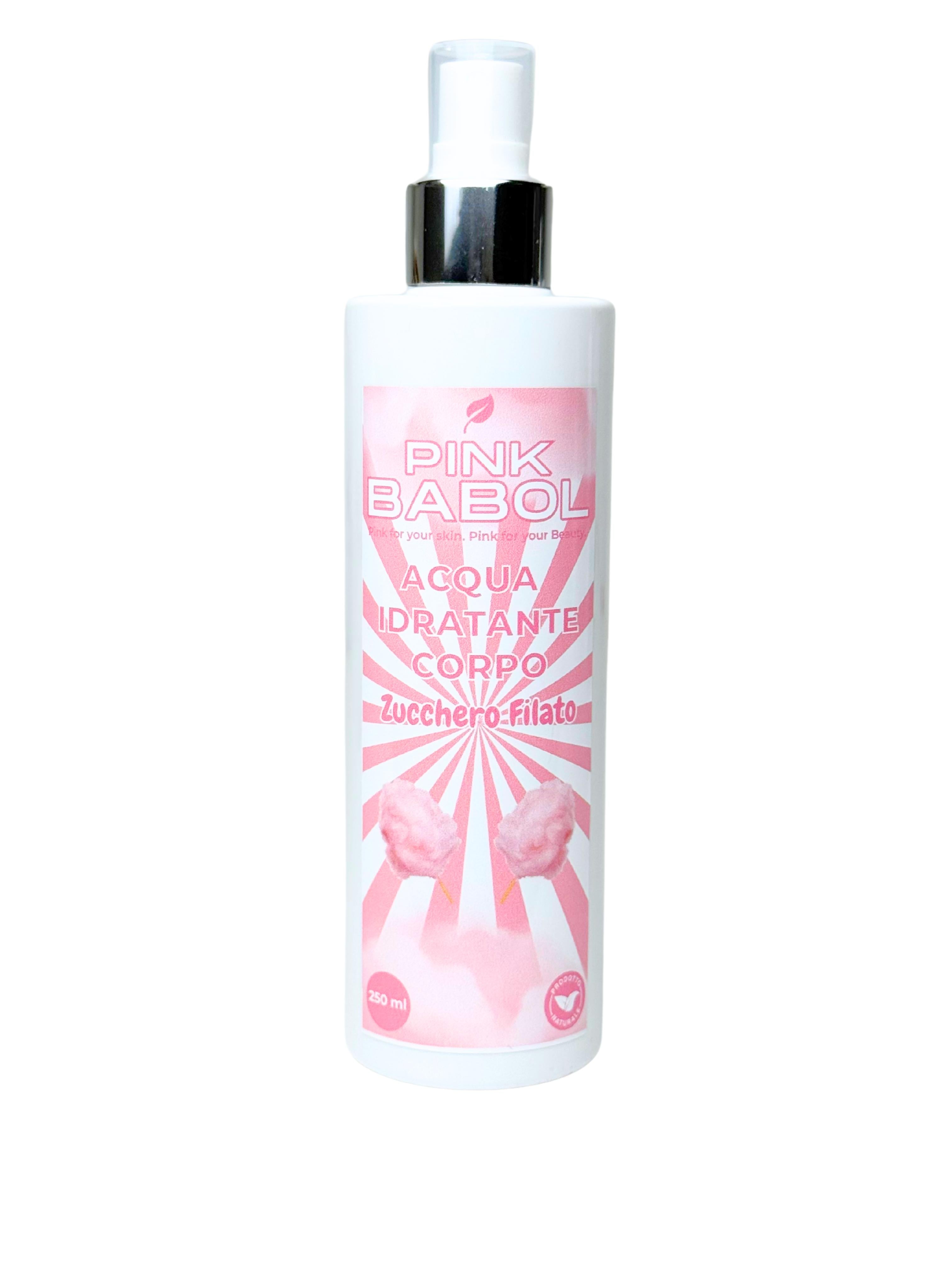 Acqua Idratante Corpo After Sun con Aloe Vera e Glicerina Vegetale - Extra Pack 250ml-Pink Babol