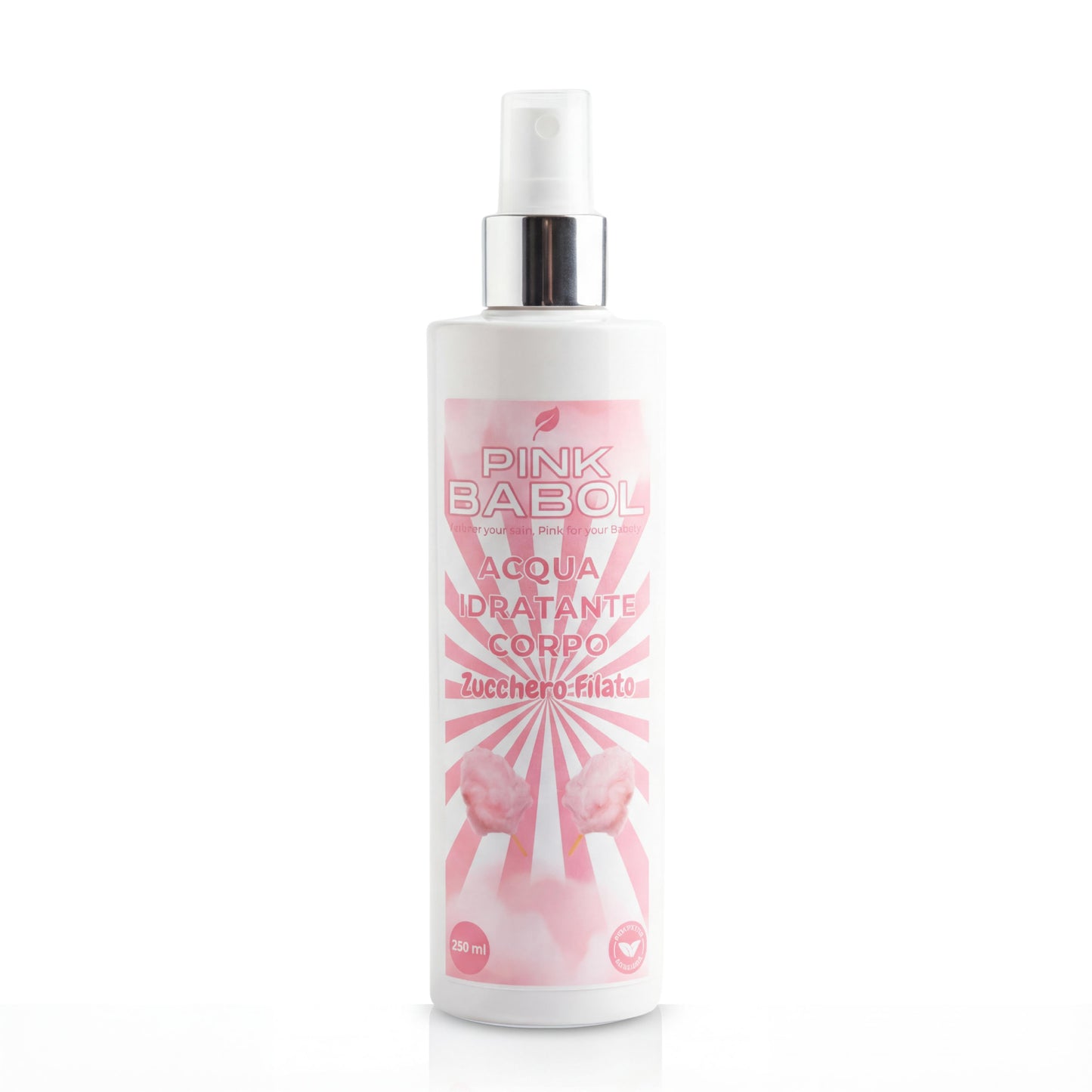 Acqua Idratante Corpo con Aloe Vera e Glicerina Vegetale - Extra Pack 250ml-Pink Babol