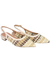 Ballerina slingback con tacco basso-Pink Babol