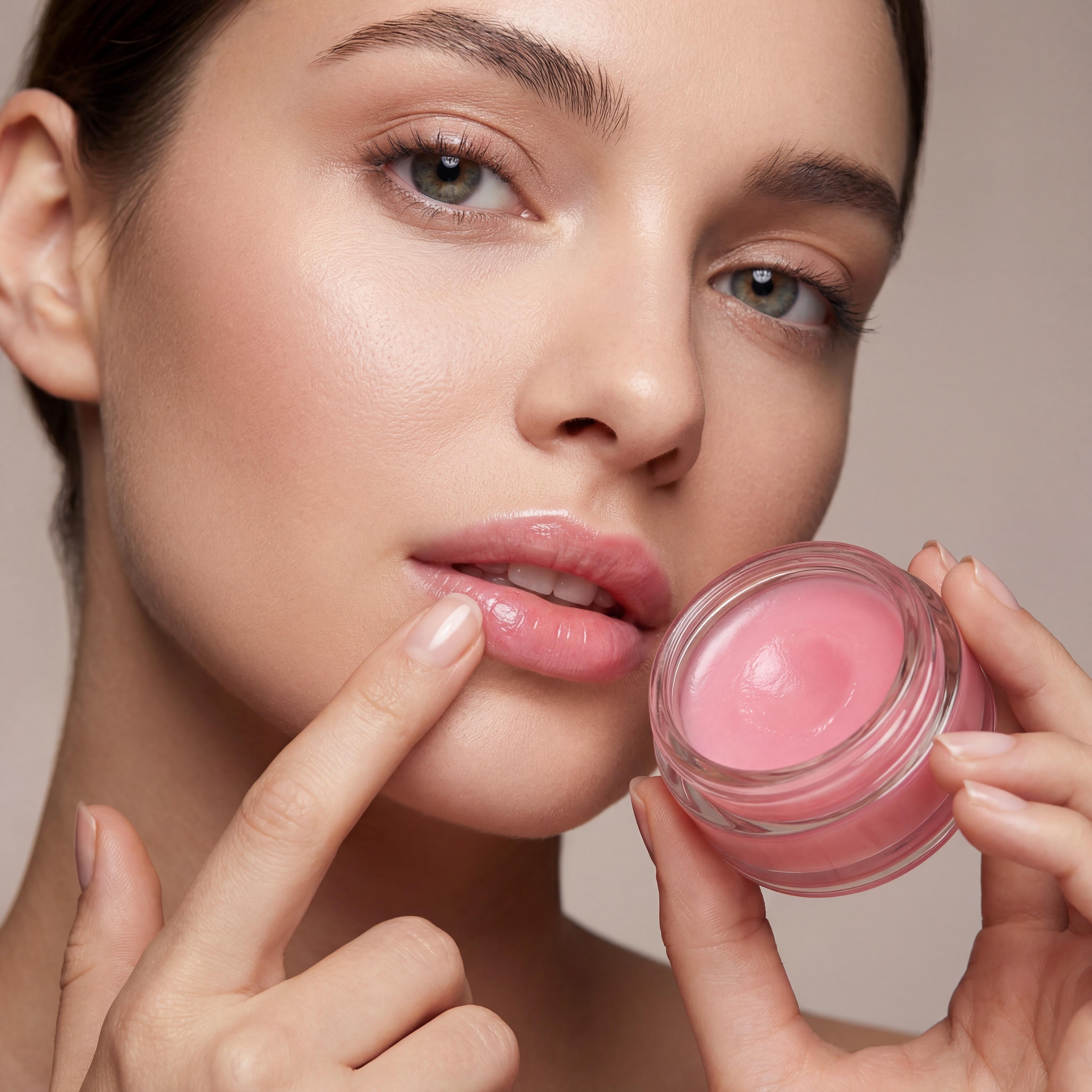 Balsamo Labbra con Olio di Mandorle Dolci, Soia, Burro di Karité, Illipé e Kokum – Idratazione Intensa e Protezione Duratura-Pink Babol