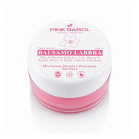 Balsamo Labbra con Olio di Mandorle Dolci, Soia, Burro di Karité, Illipé e Kokum – Idratazione Intensa e Protezione Duratura-Pink Babol