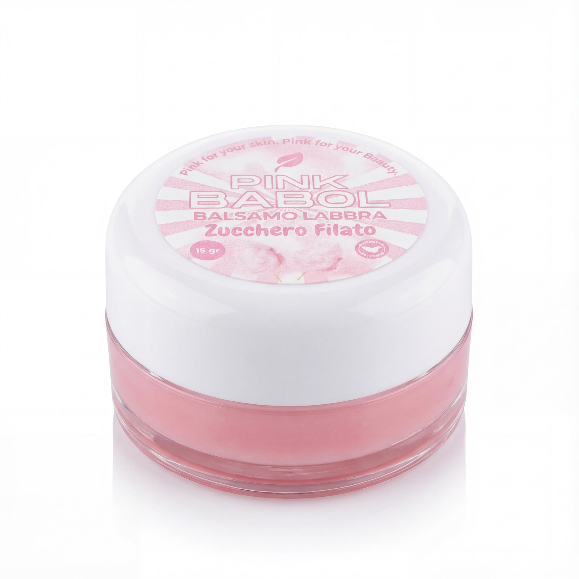 Balsamo Labbra con Olio di Mandorle Dolci, Soia, Burro di Karité, Illipé e Kokum – Idratazione Intensa e Protezione Duratura-Pink Babol