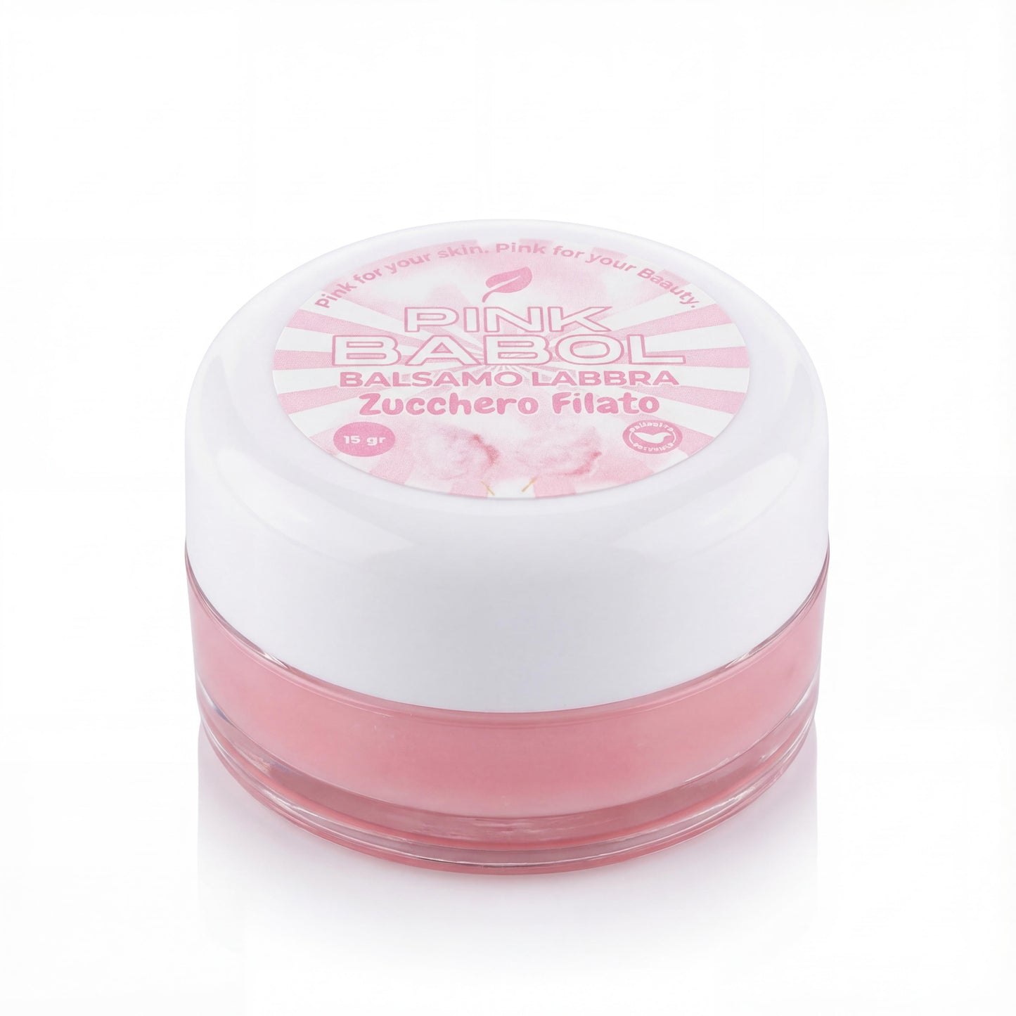 Balsamo Labbra con Olio di Mandorle Dolci, Soia e Burro di Karité – Idratazione Intensa e Protezione Duratura-Pink Babol