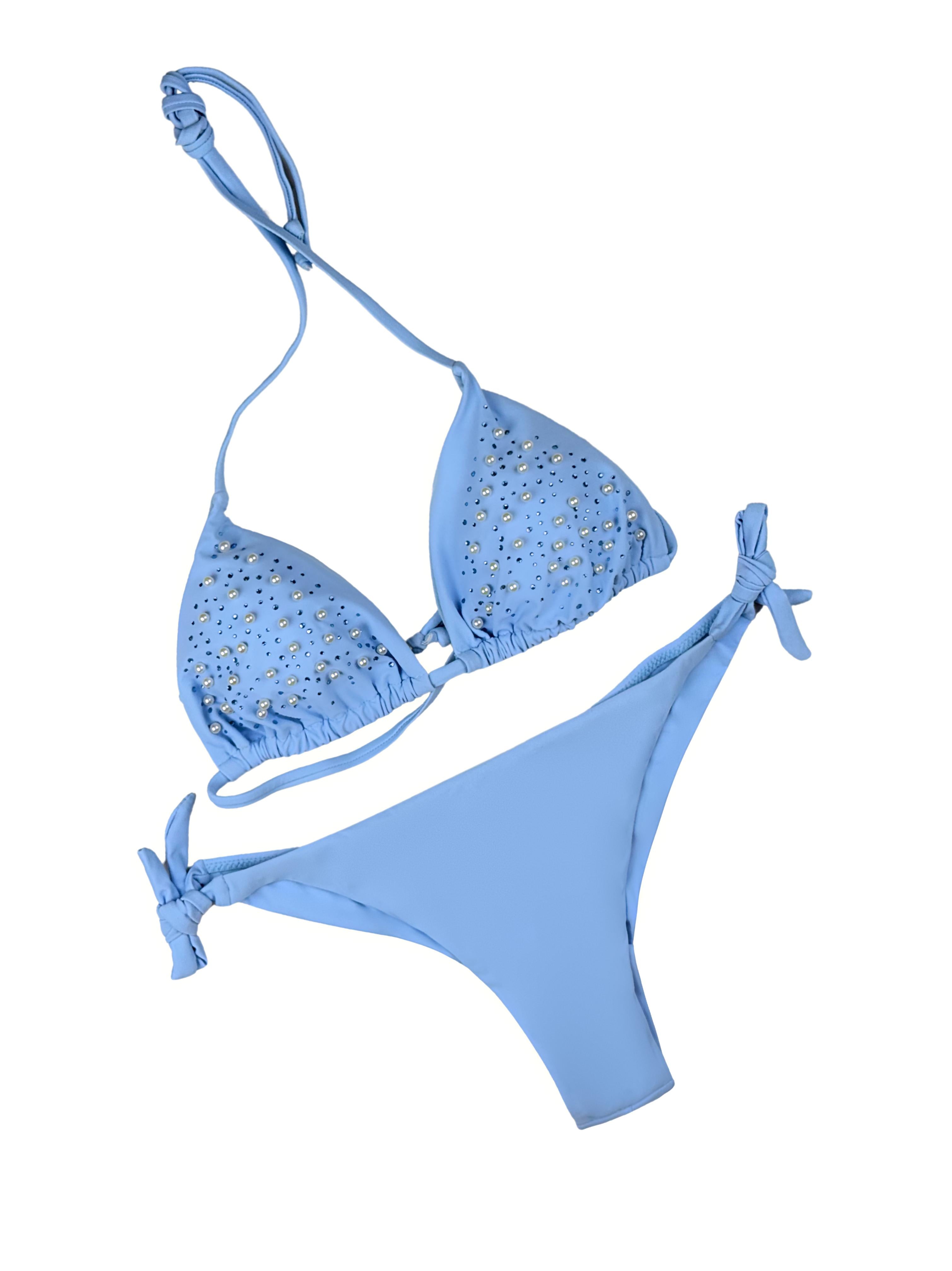 Bikini Sphere brasiliana triangolo con imbottitura-Pink Babol