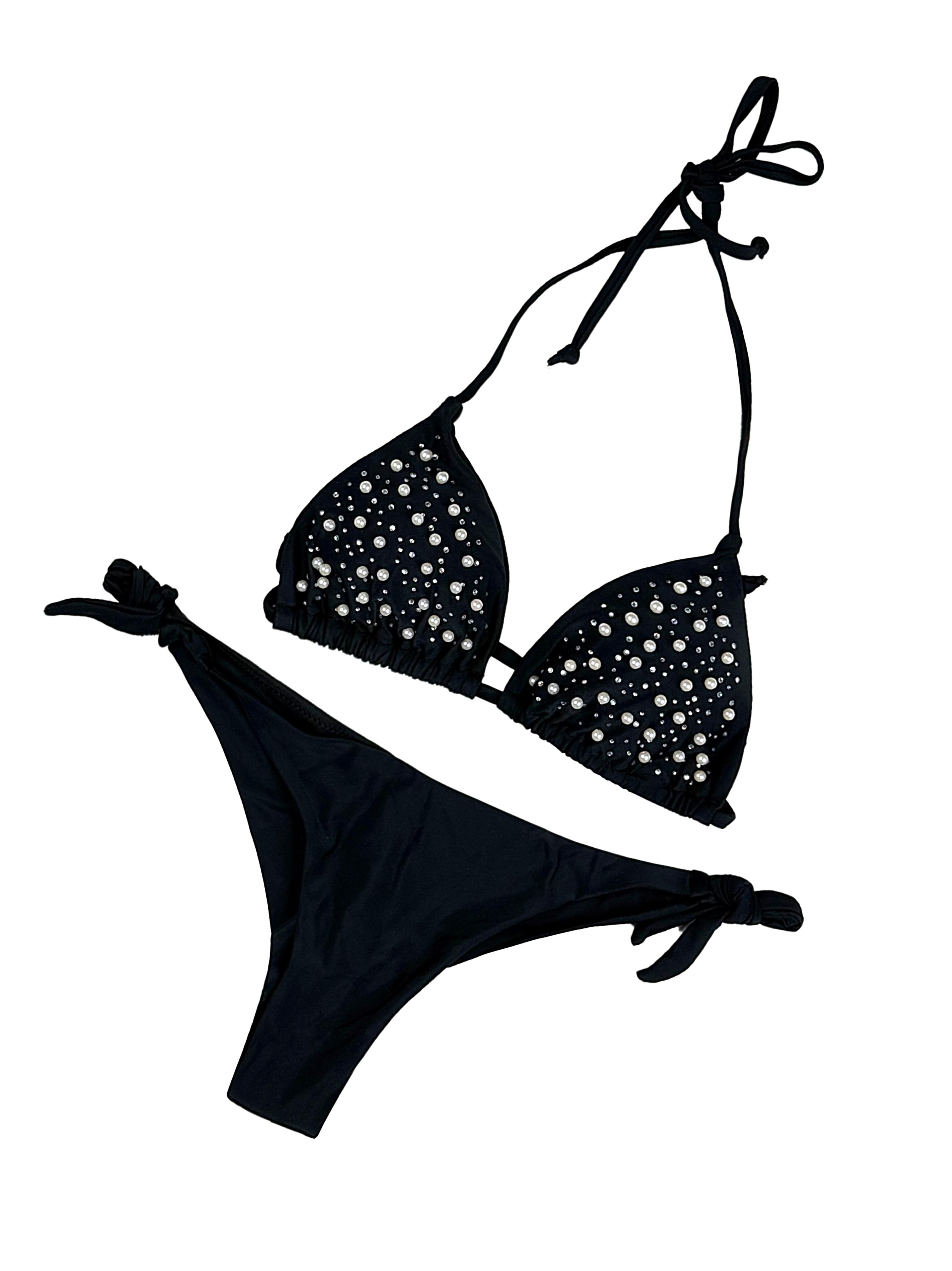 Bikini Sphere brasiliana triangolo con imbottitura-Pink Babol