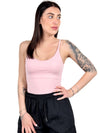 Body modellante bretellina-Pink Babol