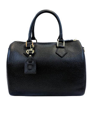 Borsa Bauletto Eloise XL in vera pelle (Personalizzabile)-Pink Babol