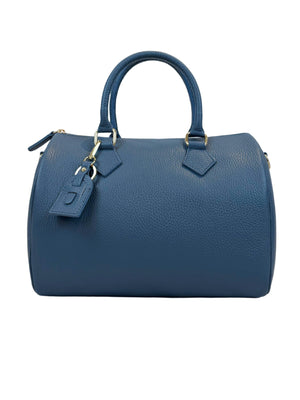 Borsa Bauletto Eloise XL in vera pelle (Personalizzabile)-Pink Babol