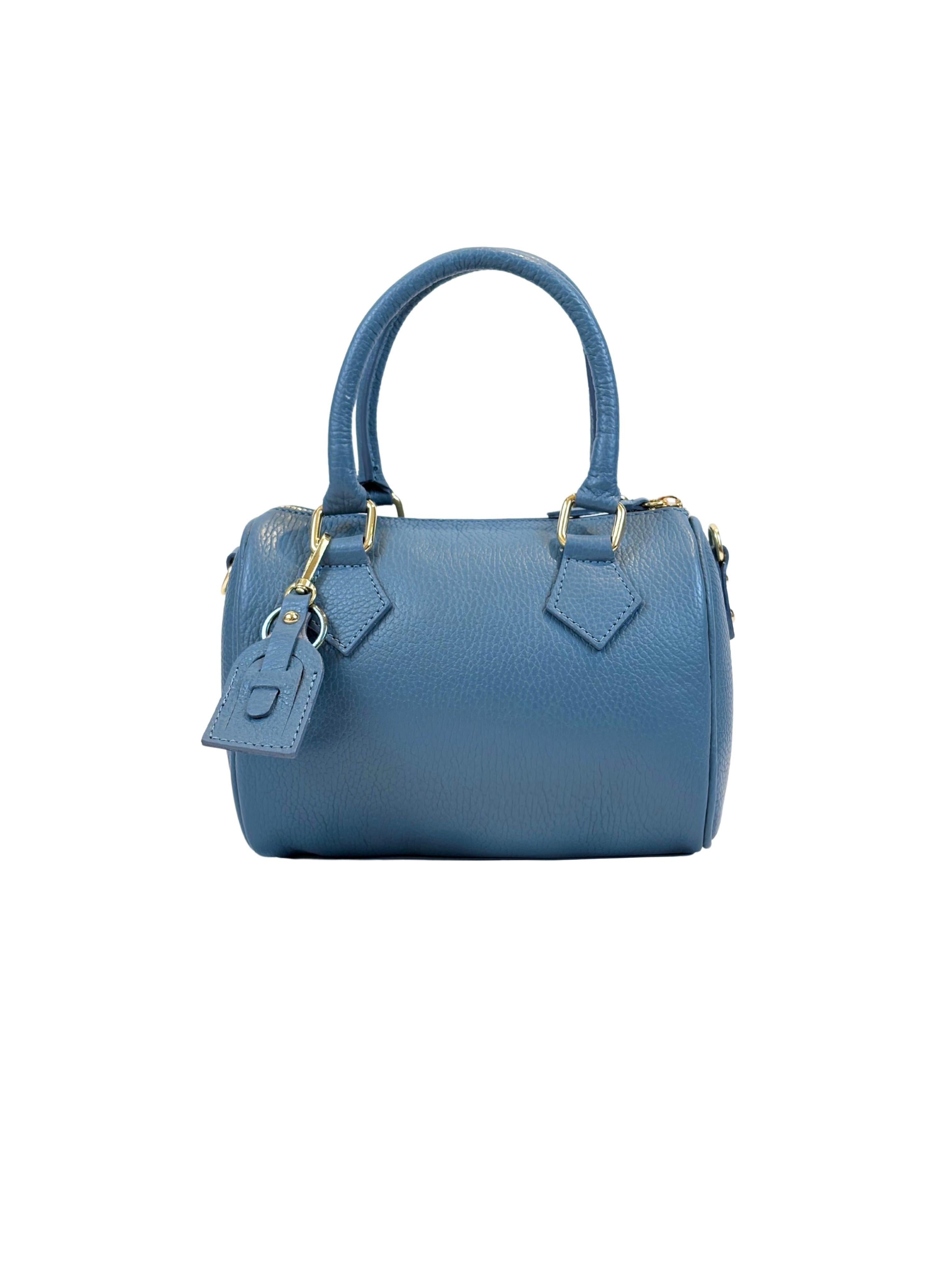 Borsa Bauletto Eloise in vera pelle (Personalizzabile)-Pink Babol
