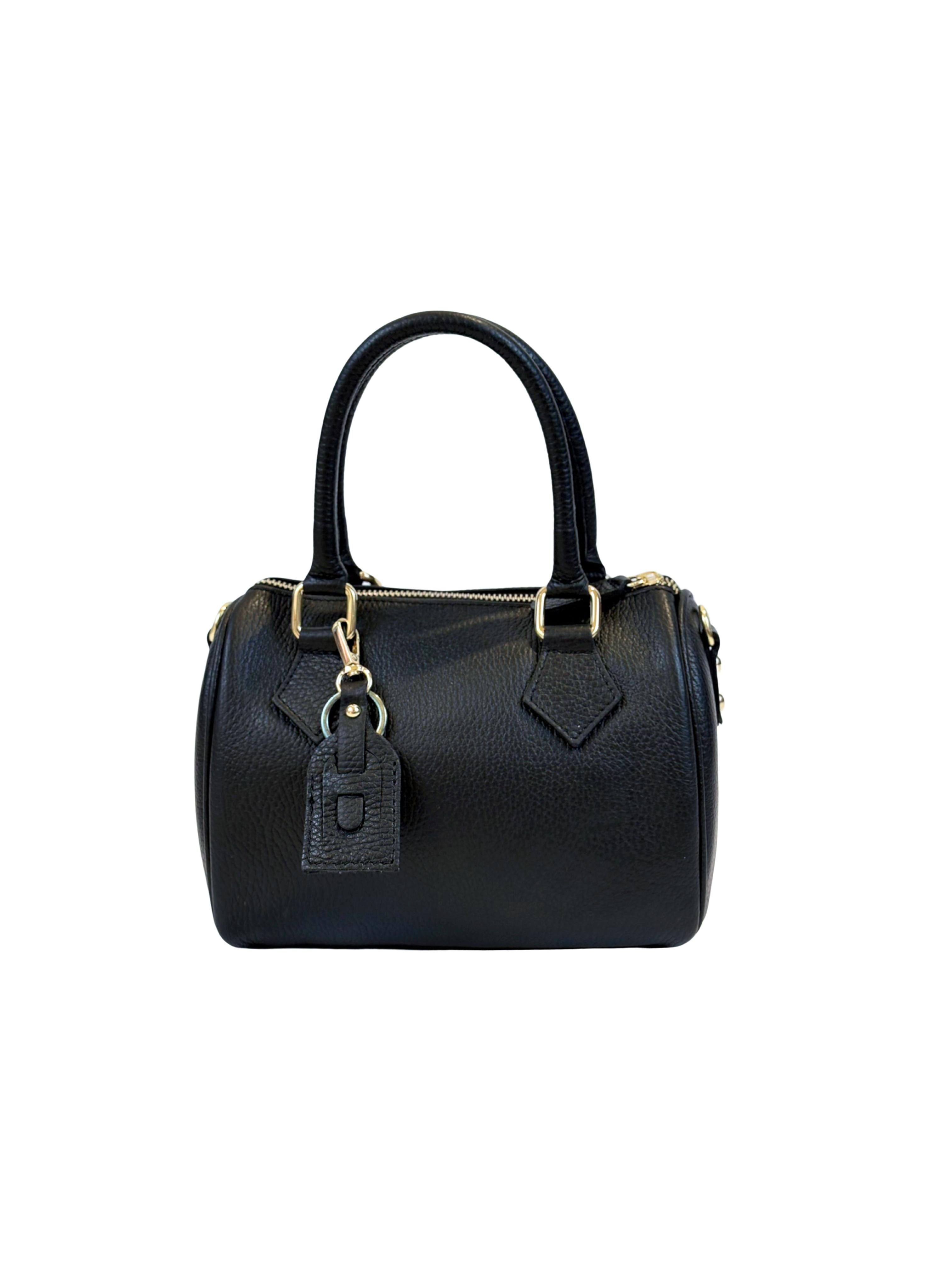 Borsa Bauletto Eloise in vera pelle (Personalizzabile)-Pink Babol