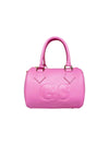 Borsa Bauletto Eloise in vera pelle (Personalizzabile)-Pink Babol