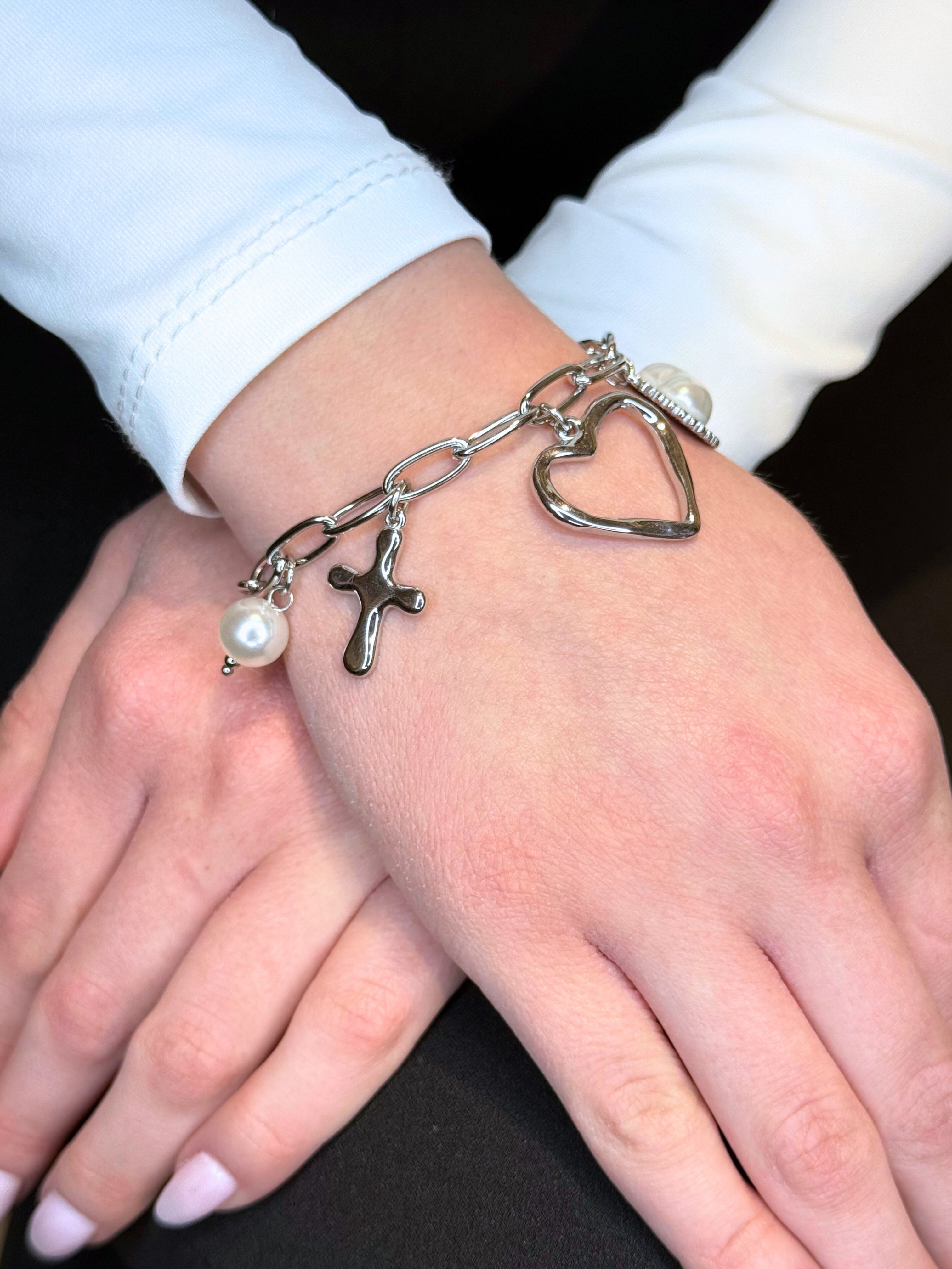 Bracciale Pearl and Love-Pink Babol
