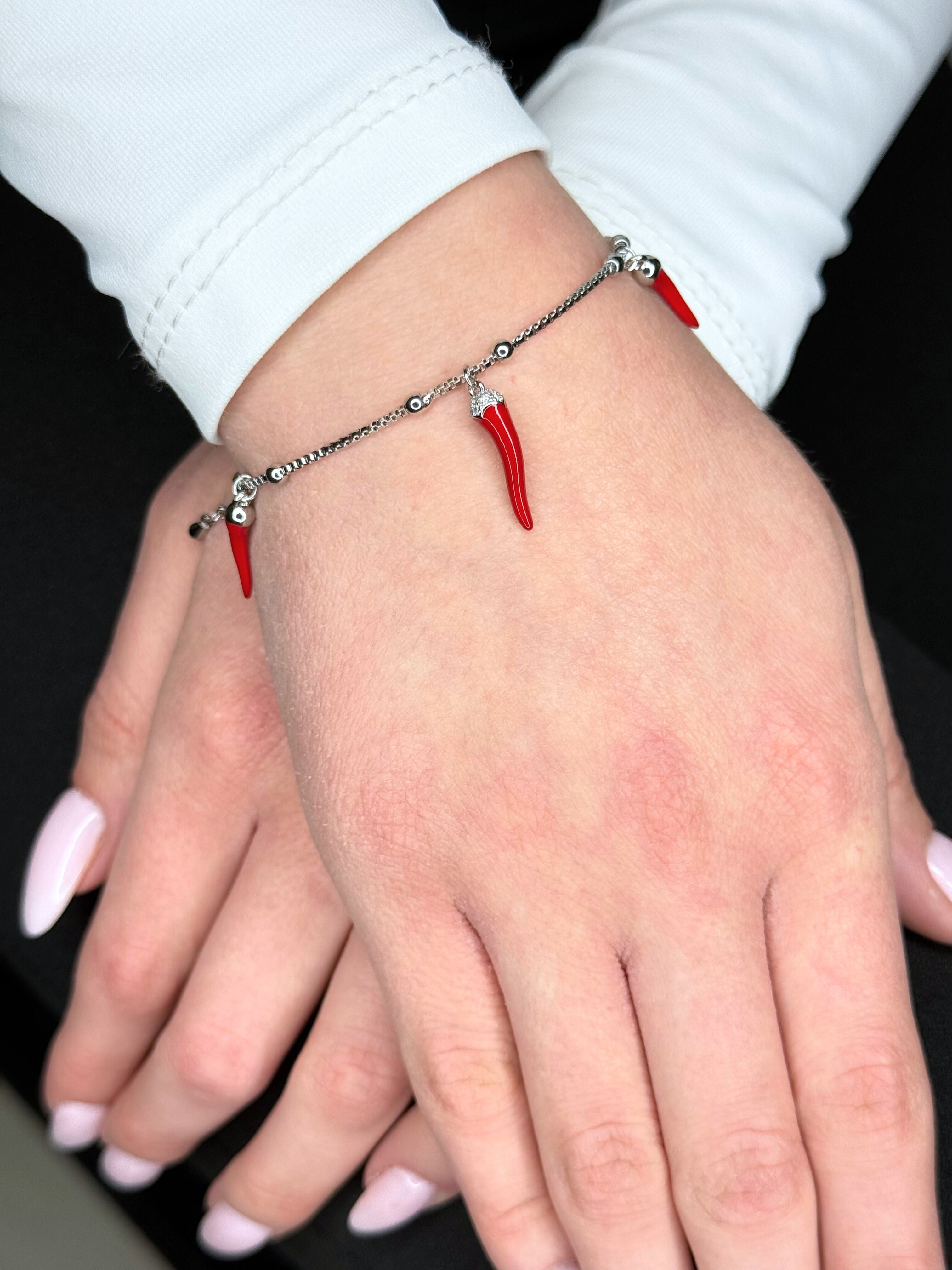 Bracciale Triple Horn-Pink Babol