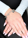 Bracciale a catena Flake - Acciaio inox-Pink Babol