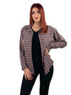 Camicia a quadri-Pink Babol