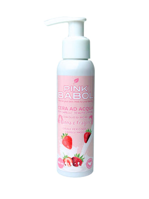 Cera ad Acqua per Capelli con Olio di Ricino - Tenuta Strong-Pink Babol
