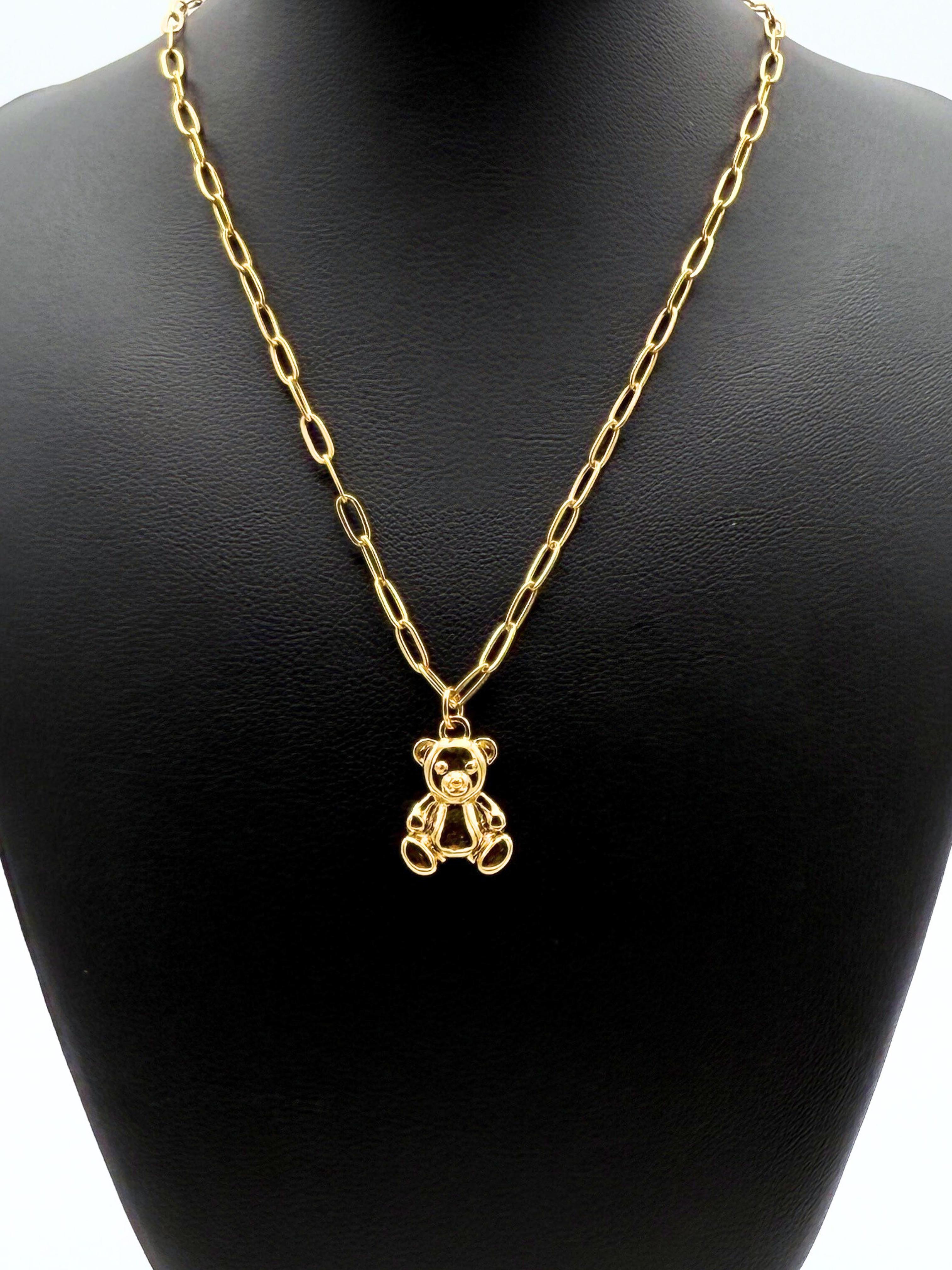 Collana Bear Chain-Pink Babol