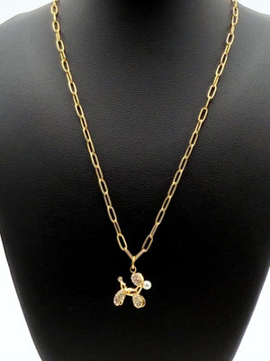 Collana Dog Chain-Pink Babol