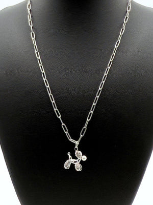 Collana Dog Chain-Pink Babol