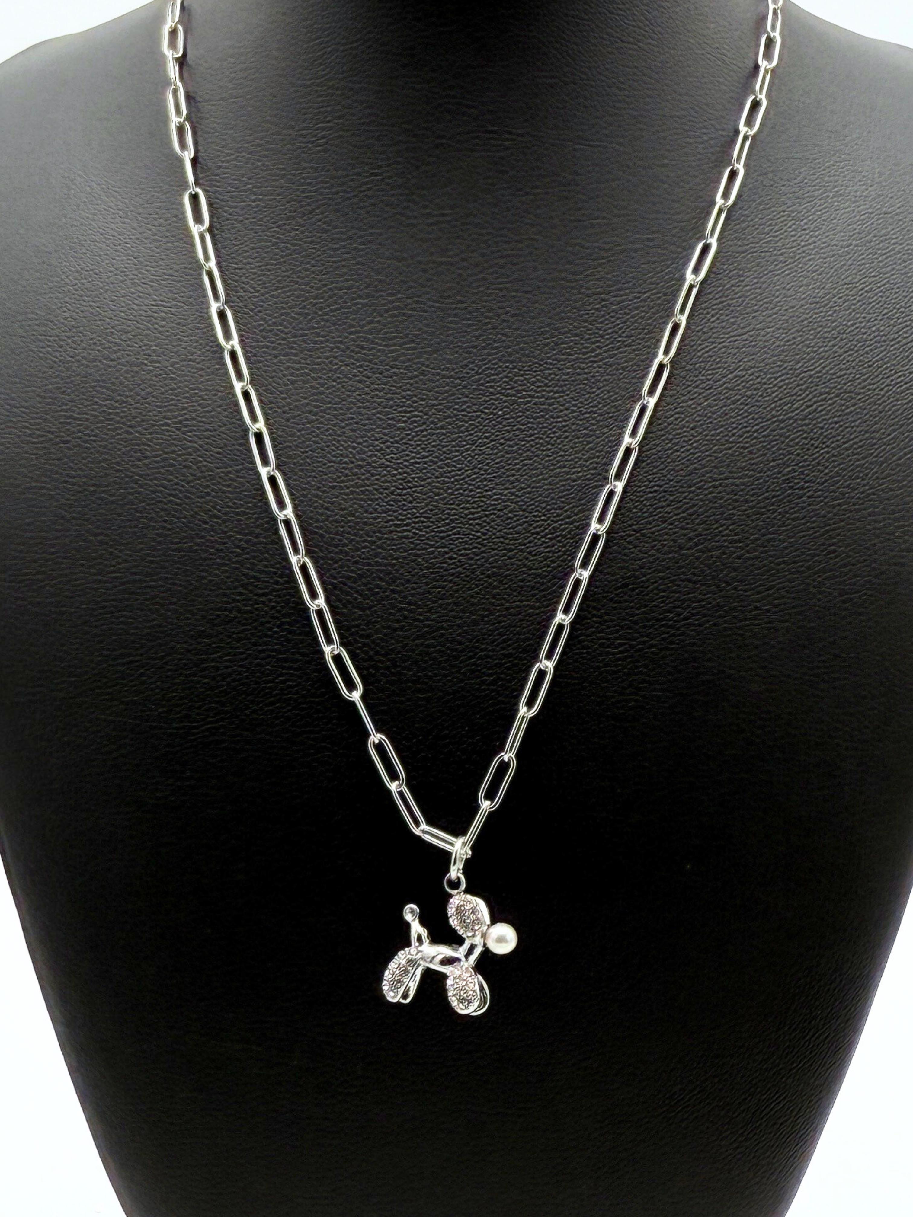 Collana Dog Chain-Pink Babol