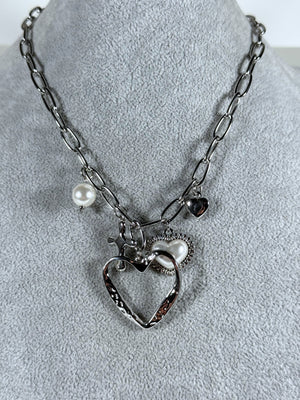 Collana Pearl and Love-Pink Babol