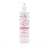 Conditioner Riparatore con Olio di Cocco, Argan, Semi di Lino e Ricino, Cheratina - Rigenerante, Rinforzante, Nutriente-Pink Babol