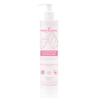 Conditioner Riparatore con Olio di Cocco, Argan, Semi di Lino e Ricino, Cheratina - Rigenerante, Rinforzante, Nutriente-Pink Babol