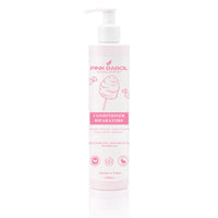 Conditioner Riparatore con Olio di Cocco, Argan, Semi di Lino e Ricino, Cheratina - Rigenerante, Rinforzante, Nutriente-Pink Babol