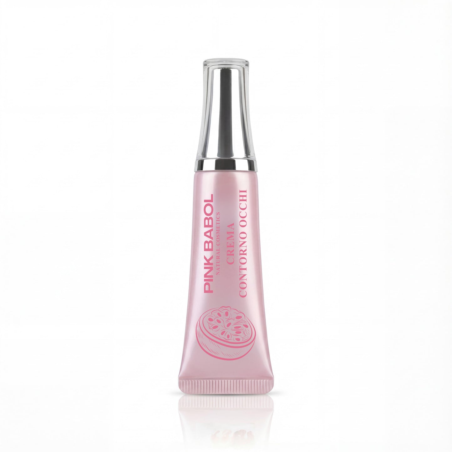 Crema Contorno Occhi con Olio di Cocco, Ceramide NP, Olivello Spinoso, Vitamina E e Olio di Girasole – Illuminante e Idratante-Pink Babol