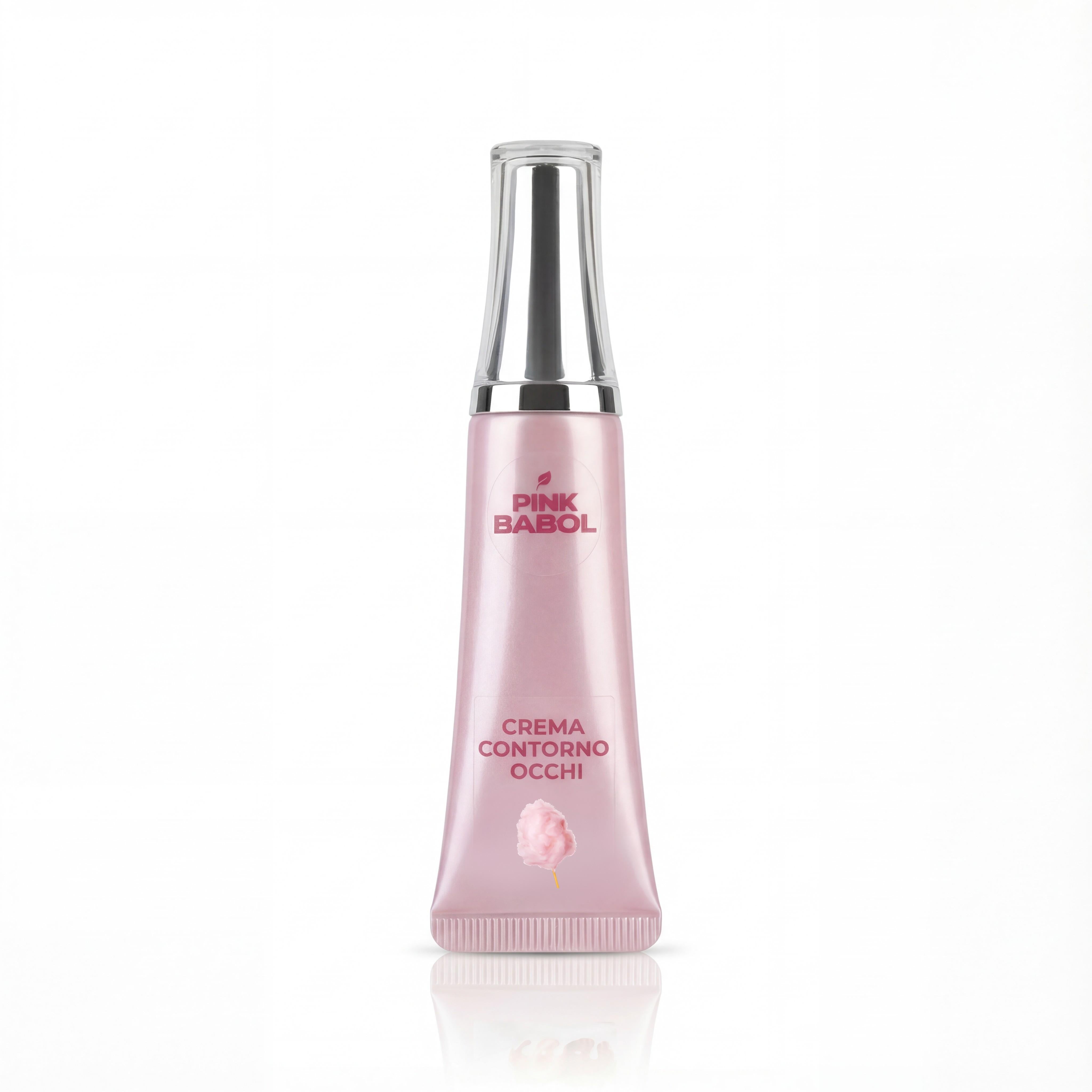 Crema Contorno Occhi con Olio di Cocco, Ceramide NP, Olivello Spinoso, Vitamina E e Olio di Girasole – Illuminante e Idratante-Pink Babol