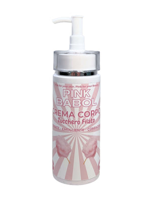 Crema idratante corpo con acido ialuronico, olio di Jojoba, aloe vera, vitamina E-Pink Babol