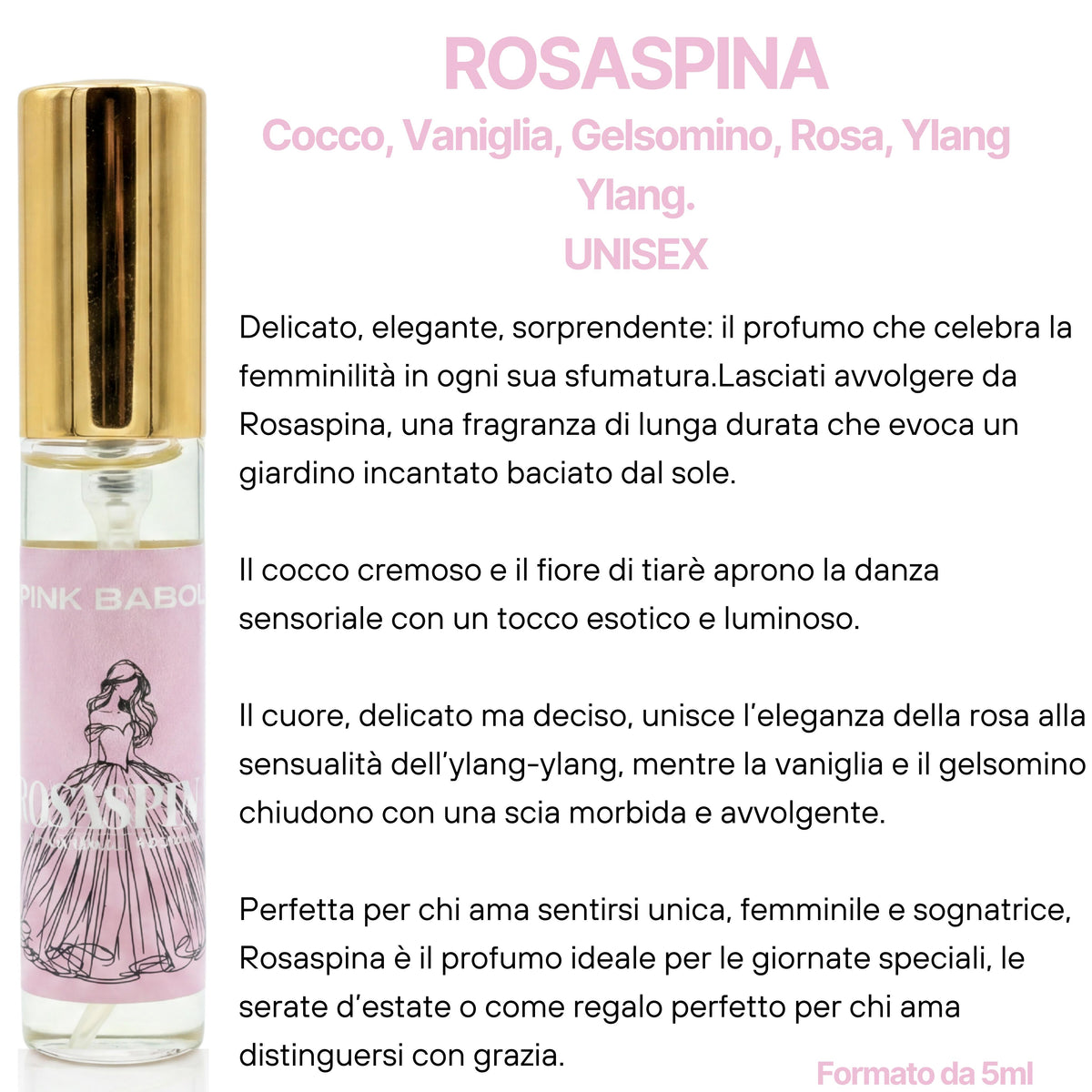 Discovery Kit Parfum – Cofanetto con 9 Profumi Extrait de Parfum Mini Size/ Travel Size/ Discovery Size-Pink Babol