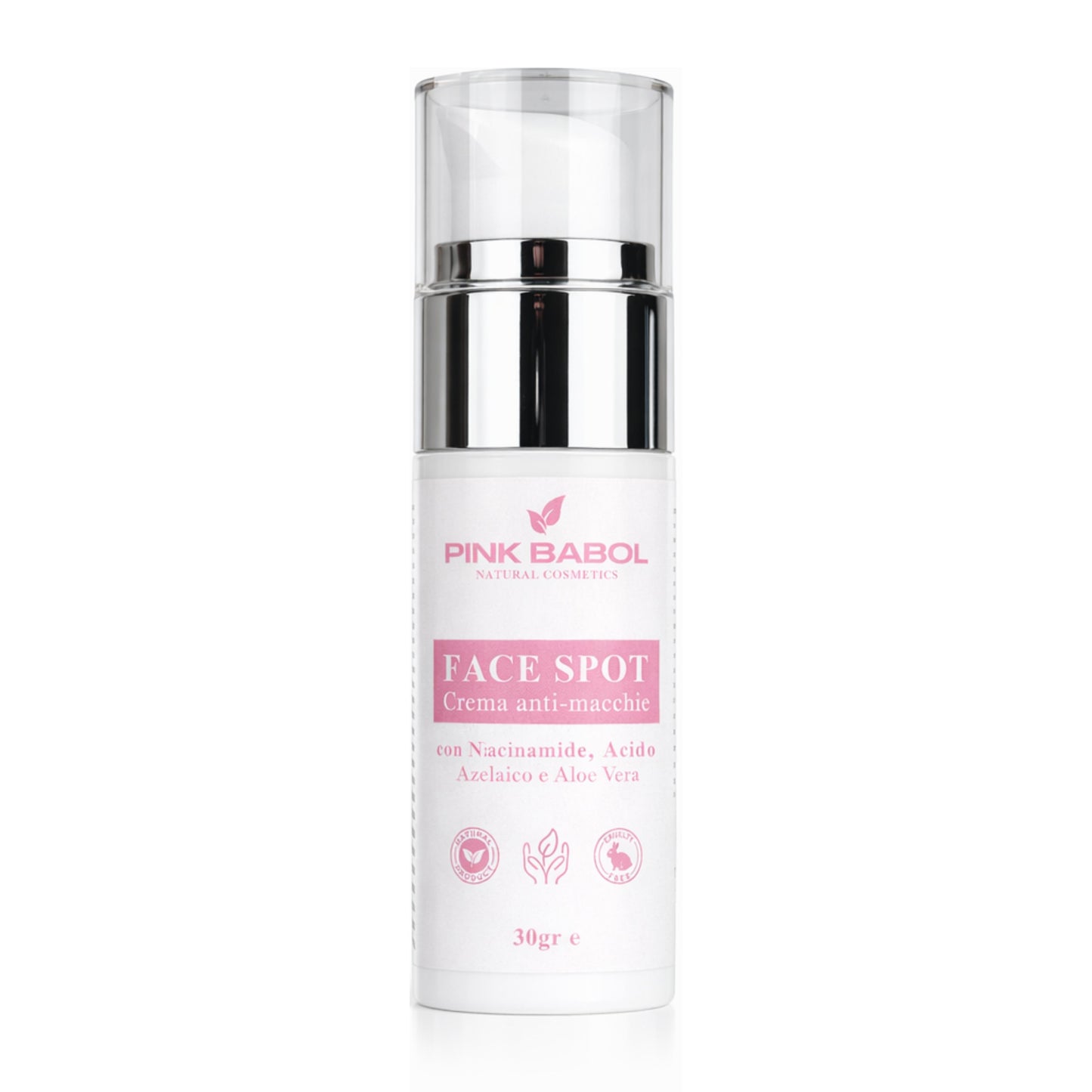 Face Spot - Crema Anti-Macchie con Niacinamide, Acido Azelaico, Aloe Vera e Olio di Mandorle Dolci: illuminante e uniformante-Pink Babol