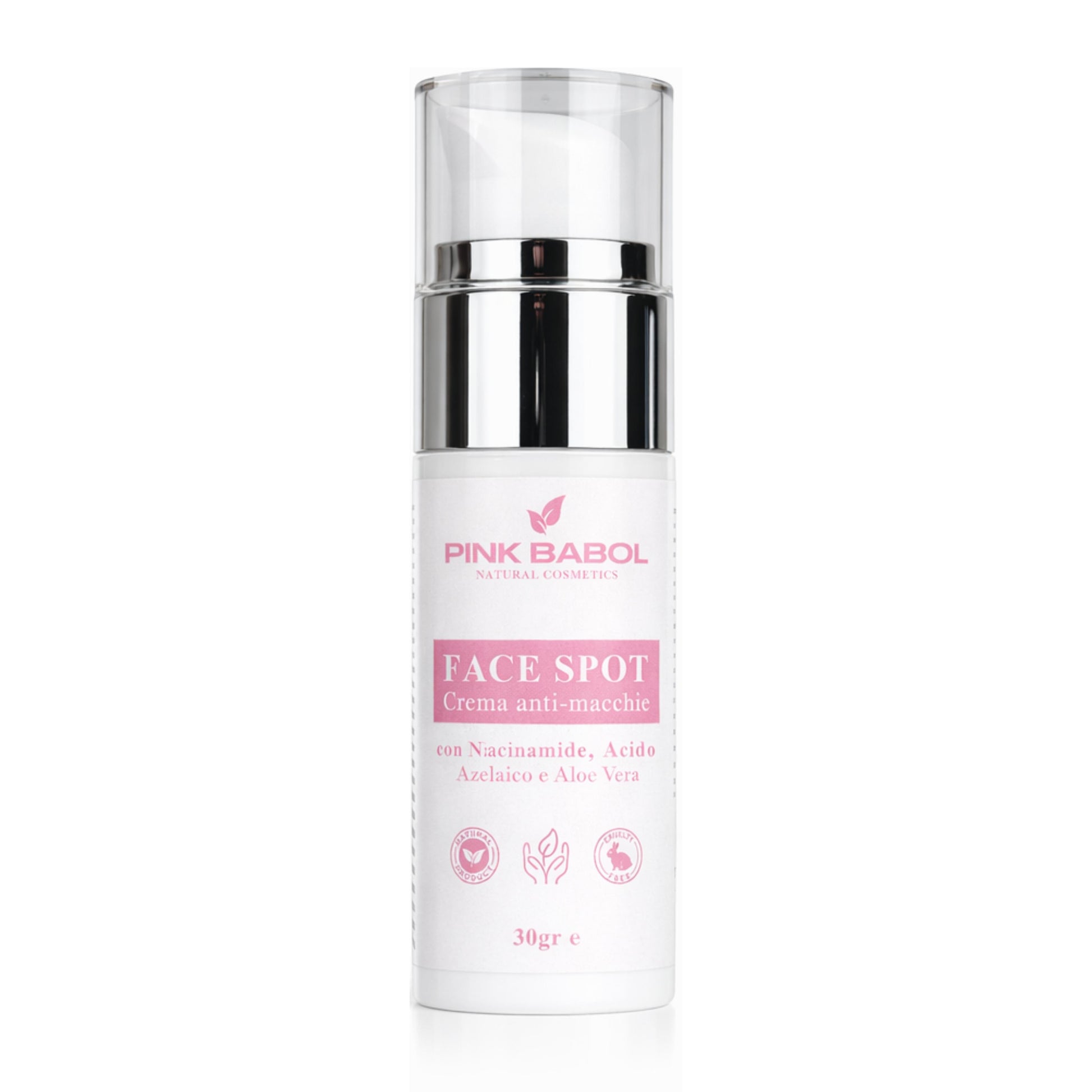 Face Spot - Crema Anti-Macchie con Niacinamide, Acido Azelaico, Aloe Vera e Olio di Mandorle Dolci: illuminante e uniformante-Pink Babol
